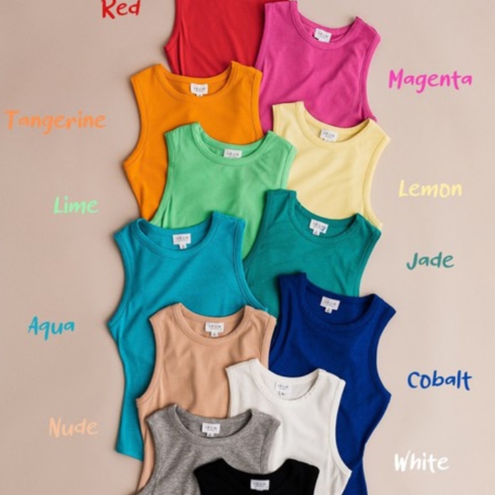 Round Neck Sleeveless Bodysuit - Jade